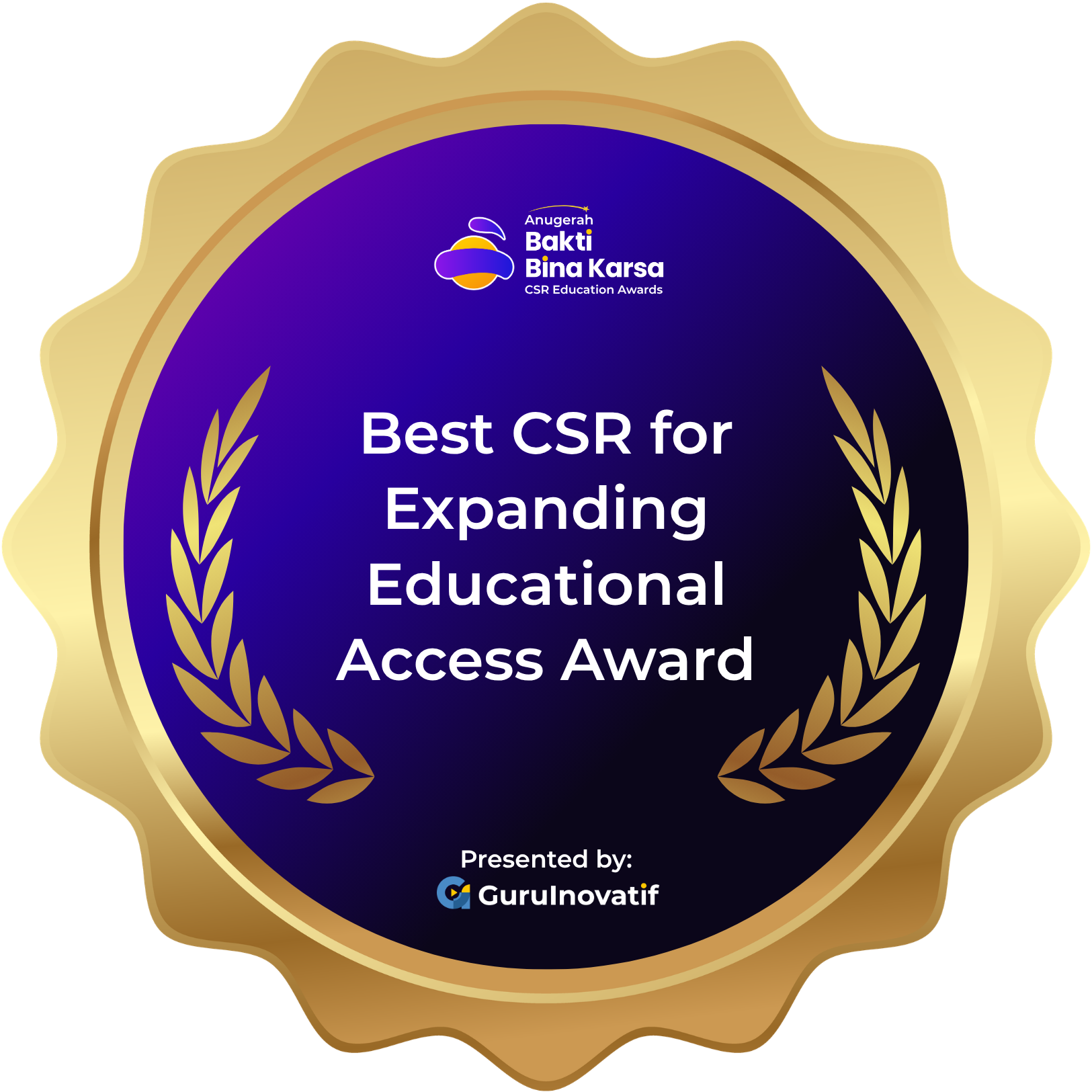 Best CSR for Expanding Educational Access Award badge