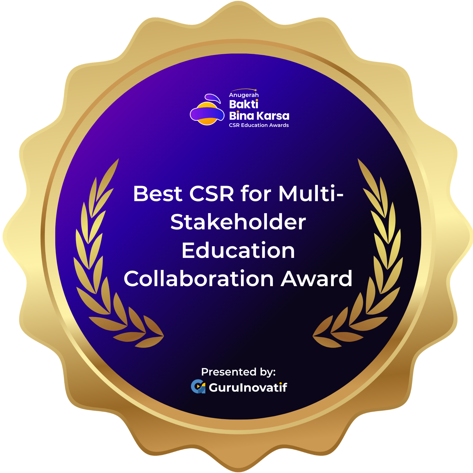Best CSR for Multi-Stakeholder Education Collaboration Award badge